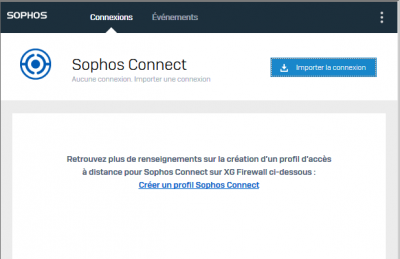 Importer la configuration