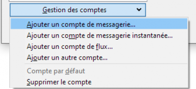 Créer un compte Email dans Thunderbird